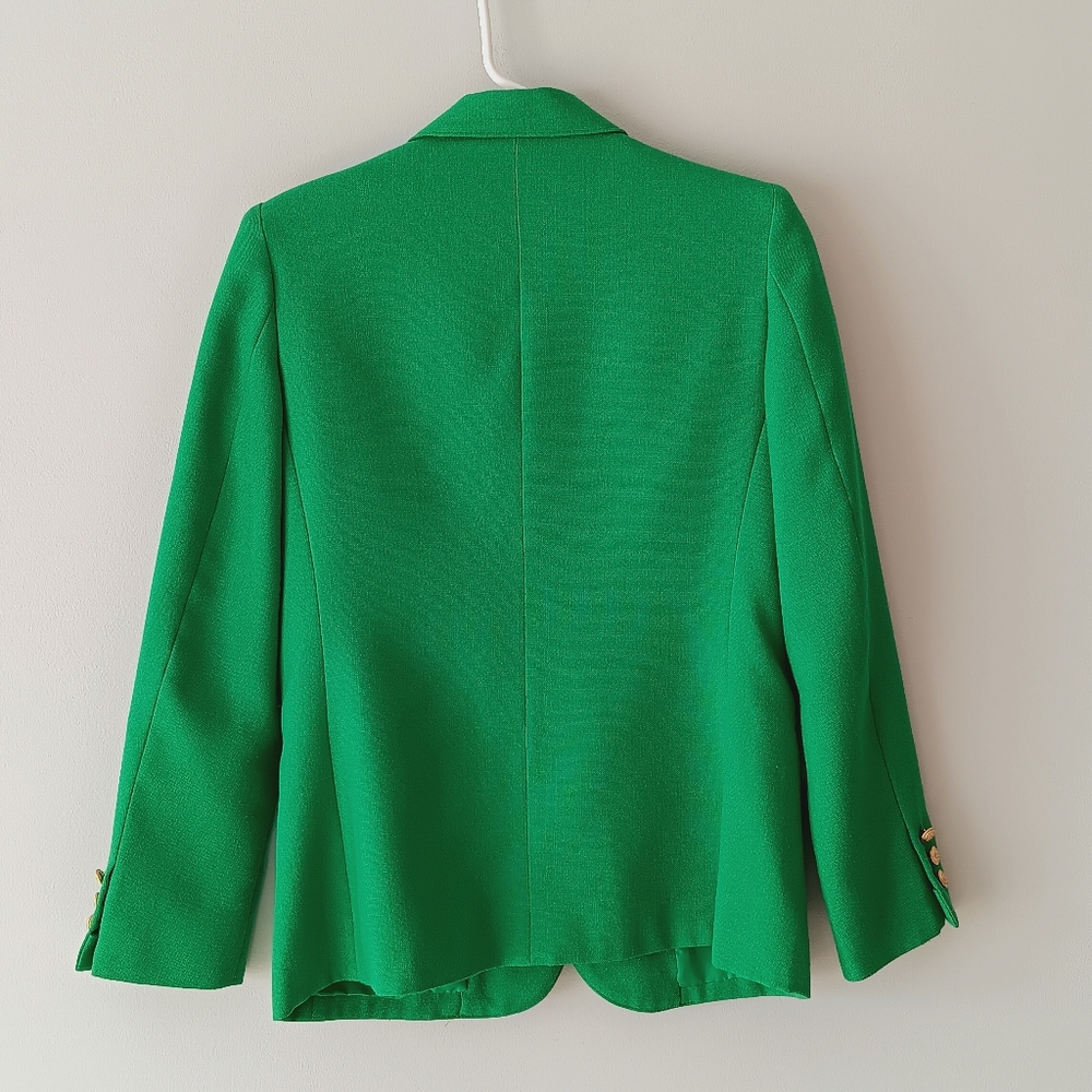 Silvercord Blazer Structured Jacket Button Front … - image 4